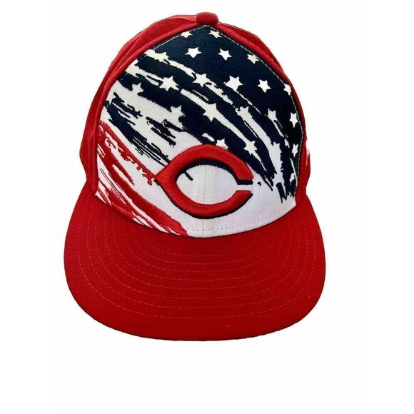 New Era 59fifty Cincinnati Reds Hat Fitted Size 7 1/2‎ - Picture 1 of 6